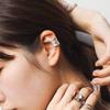 Japanese Minimalist Arc-Shaped Ear Cuff Earrings: Versatile, High-End and Stylish Stud Accessory.