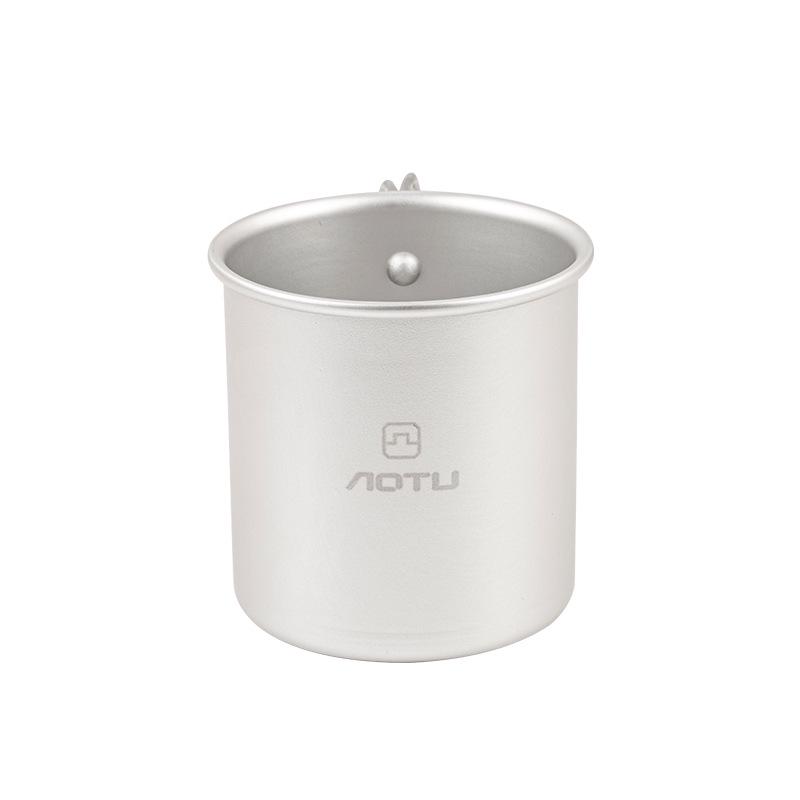 Aluminum Folding Camping Cup, Lightweight and Boiling Water Safe