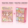 Small Mochi Quiet Book Ancient Style Dress-Up Stickers 3D Book DIY Toys for Girls Changeable Costume Puzzle Book