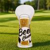 Sturdy Driver Wood Headcover with Pull Tab Scratch-Resistant Leather Head