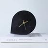 Creative Table Clock Modern Miniature Desk Clock Light Luxury Marble Clocks Ornaments Living Room Art Decoration Accessories