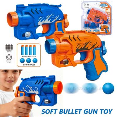 Kinder Handmatige Zachte Kogelgeweer Speelgoed Buitenspel Ouder-kind Interactieve Schuim Pijlwerper voor Jongens Meisjes Kerstcadeaus