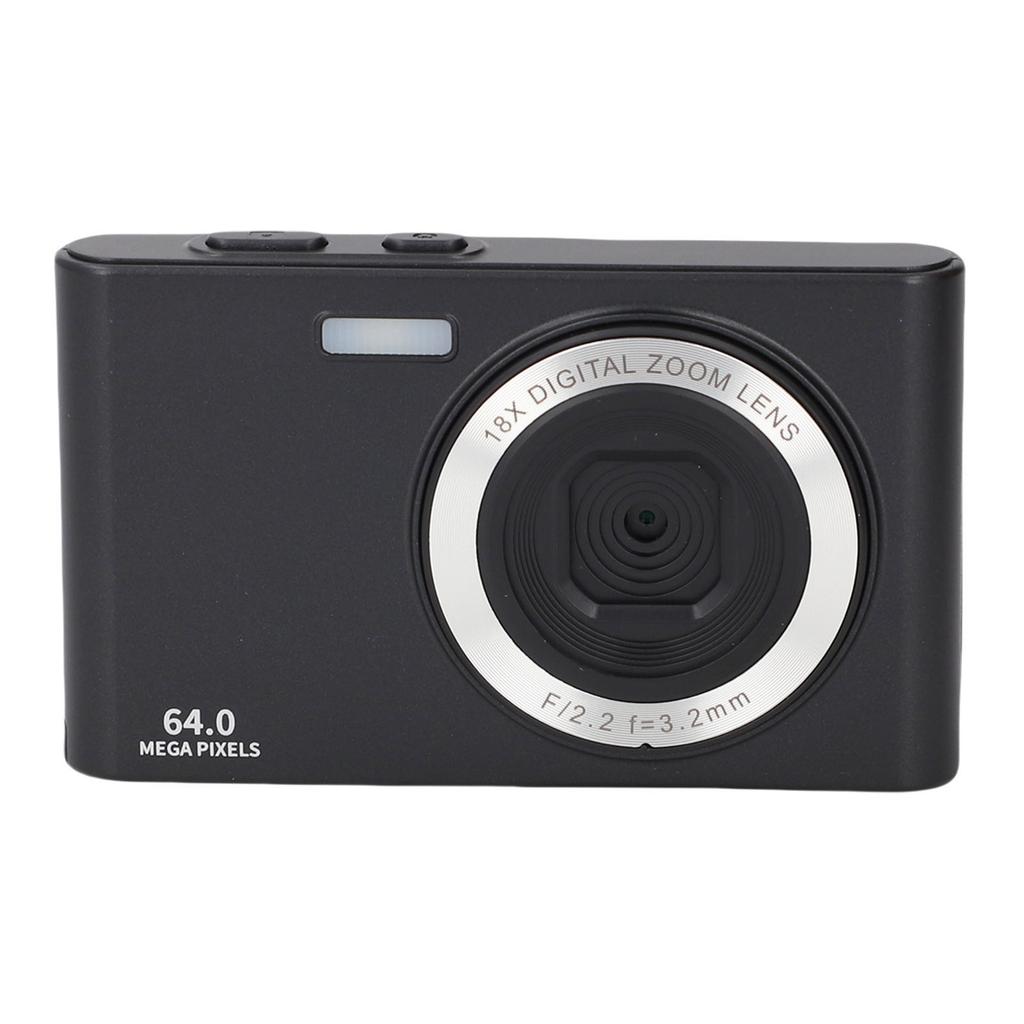 Retro Camera 4K Video 64MP Photo 18X Digital Zoom Student Camera for Travel Photography