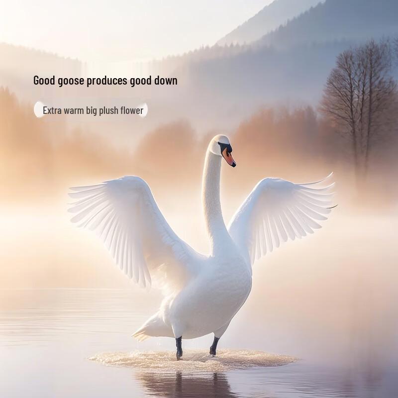 Fuanna 70% Grey Goose Down Winter Duvet