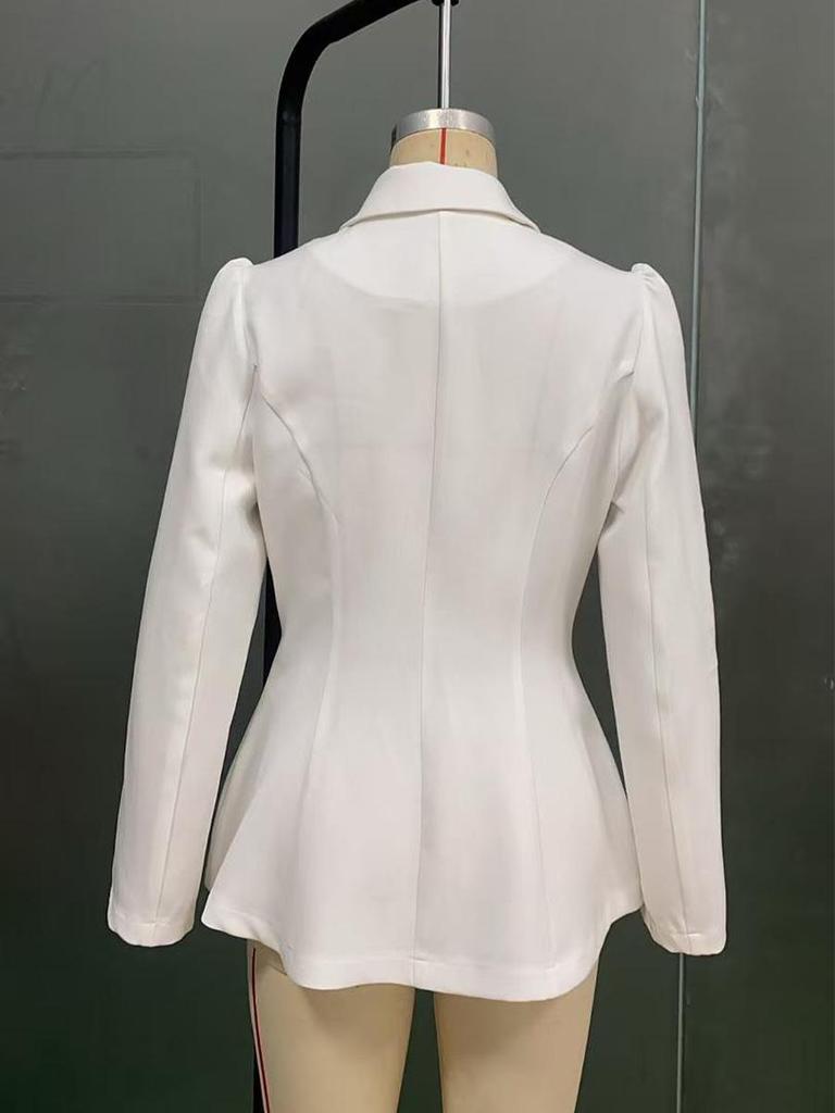 Rui Hou European & American Style Women's Autumn Long Sleeve Blazer
