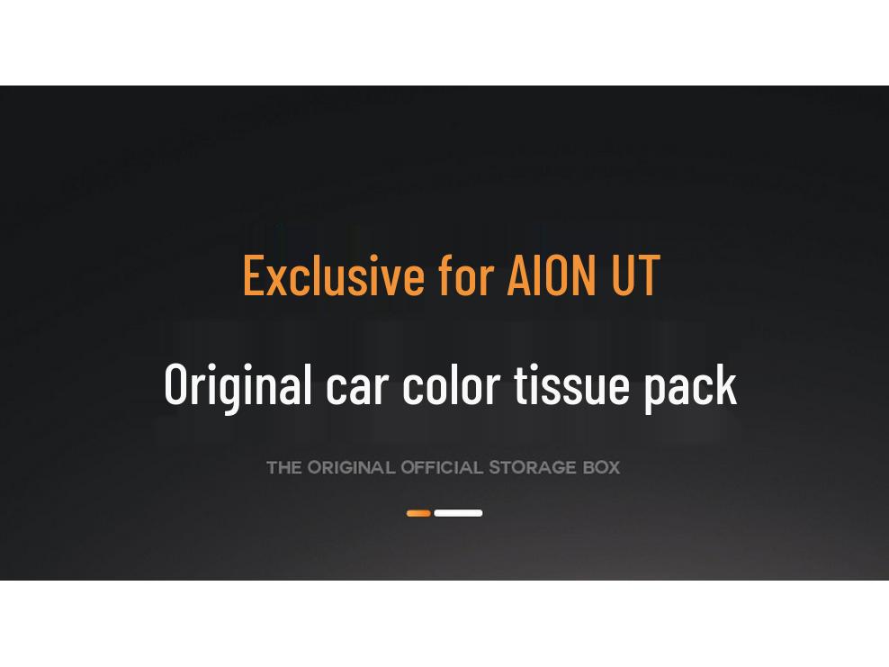AION Car Tissue Box for 25 Models: Seat Back Hanging and Center Console Interior Accessory