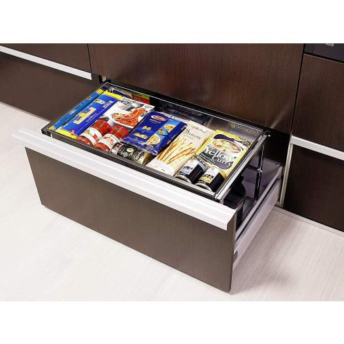 Kawaguchi Kouki Under-Sink Expandable Drawer Rack with Stainless Steel Shelf, Made in Tsubame-Sanjo (Small Size), Made in Japan, 21025