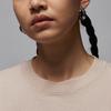 Jordan Sport Dongdan Dri-FIT Quick-Drying Soft Comfortable Short Sleeve Drop Shoulder T-Shirt Women T-Shirts Oatmeal HV1273140