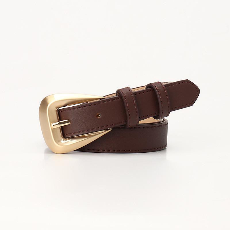 Simple Stylish Ladies Belt With Pin Buckle For Daily Casual Use