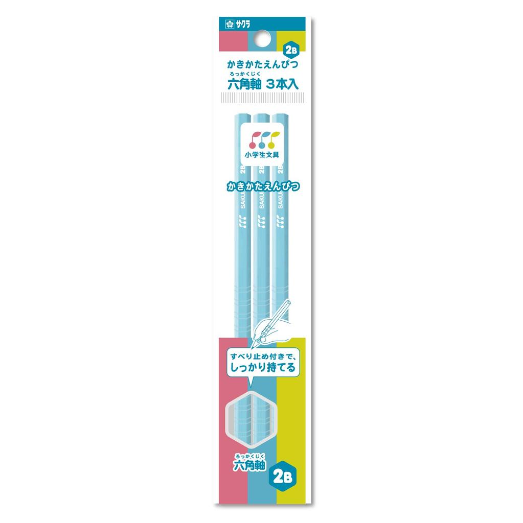 Sakura Writing Elementary School 2B G6 3 Pencils X 10 Cray-Pas Pencils, Supplies, Pencils, 2B-3P#36(10), Blue,
