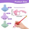 10-Pack Pen Grip Corrector, Writing Posture Aid Tool with Soft Gel Pencil Holder for Handwriting Improvement