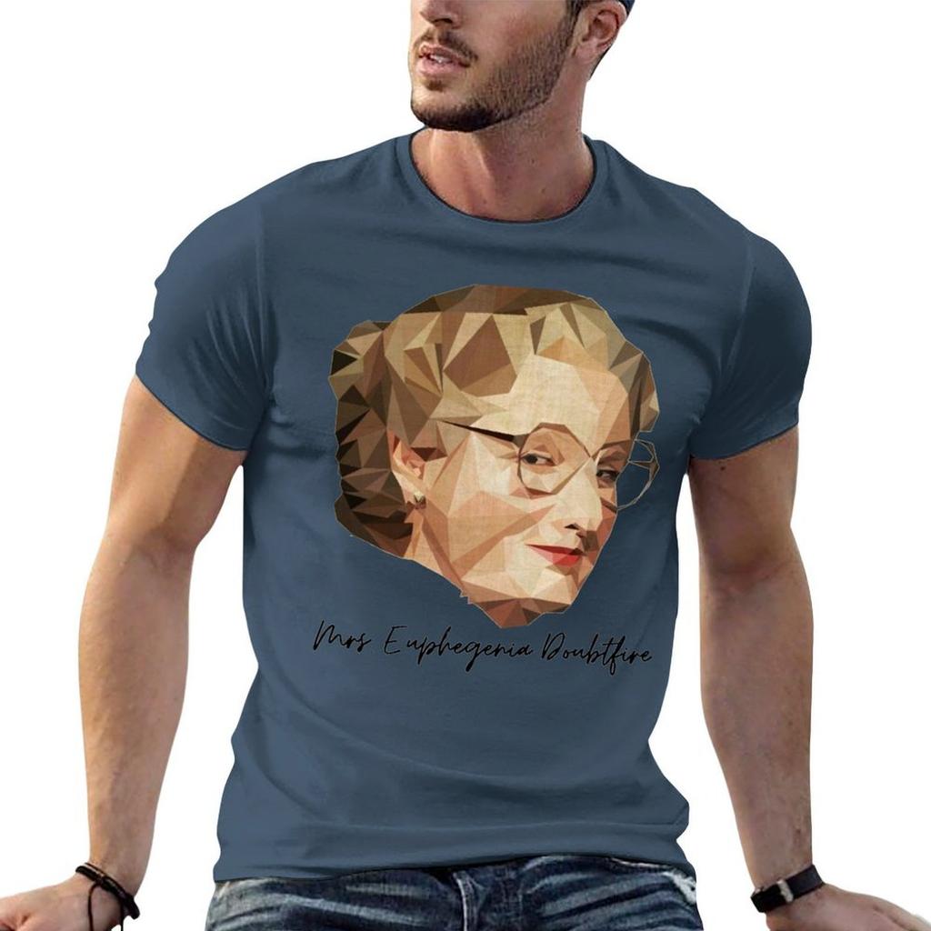 Mrs Doubtfire Robin Williams Camiseta hombre camiseta diseñador camiseta anime Camiseta