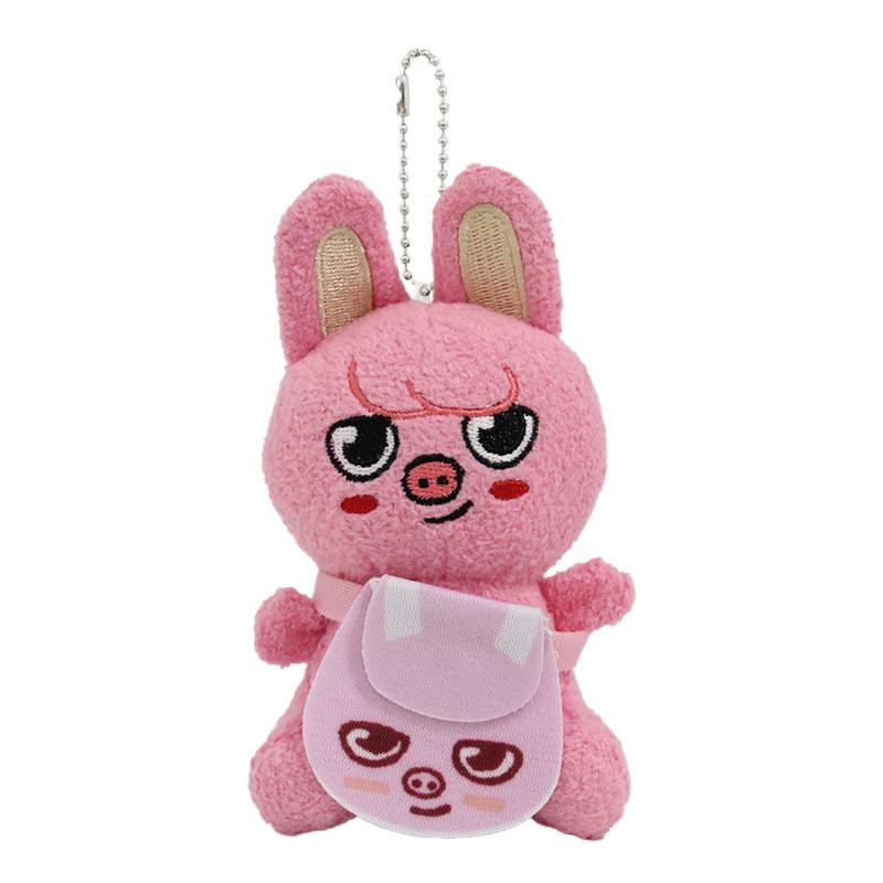 Stray Kids Cartoon Animal Plush Doll Pendant With Soft Water Crystal Fabric For Gift