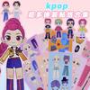 Kpop Hexenjagd Gruppe Kinderrätsel handgemachte Collage Spaß Anziehaufkleber kreative Dekoration Desktop DIY