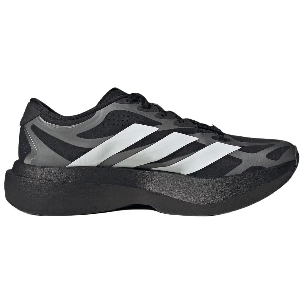 Adidas Adizero Evo SL Slip Resistant Rebound Abrasion Resistant Marathon Racing Running Shoes Women's Black Gray KI4783