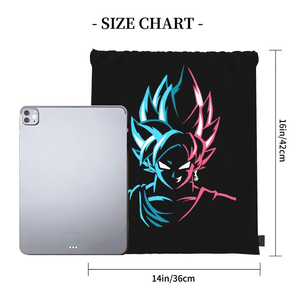 Custom DBZ Dragons Goku Ball Drawstring Bags for Shopping Yoga Backpacks Men Women Warrior Sports Gym Sackpack