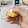 UFO Shaped Toy 3D Printed Decompression Toy, Creative Flying Saucer Fidget Pendant with Safe PLA Metal Bead Chain for Stress Relief, Anxiety