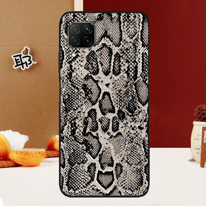 Snake Skin For Huawei Nova Y91 Y61 Y60 Y70 Y72 Y73 Y90 12i 11i 3i 7i 8i 9 10 SE P20 P40 P30 Lite Case
