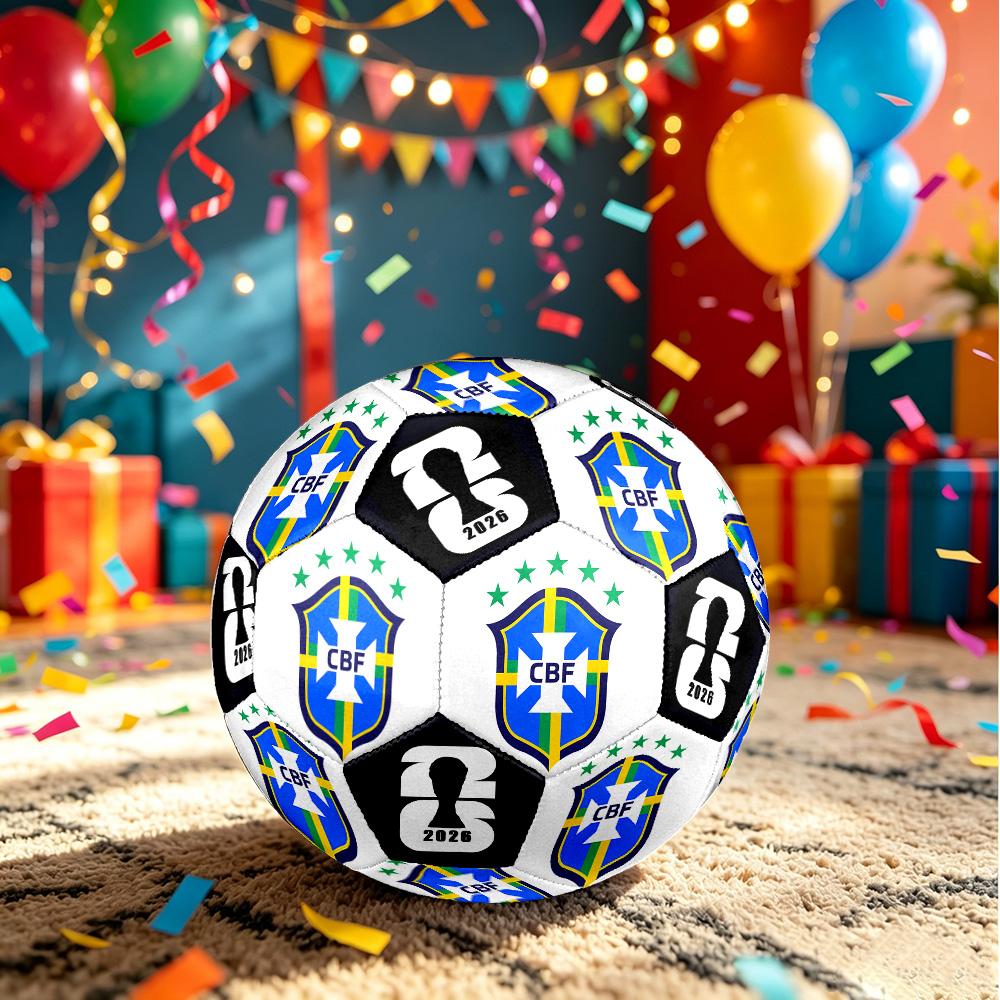 1pc Brazilian Size 5 Soccer Ball Professional Match Training Football Indoor &Outdoor Sports Ball Club Training Ball Lightweight Durable Y21