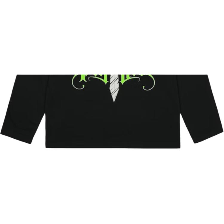 Palace Wingspan Long-Sleeve Black Unisex Tops P29LS008