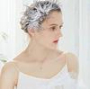 White Feather Tiaras Crystal Hair Clip for Bridal Stylish Wedding Headpiece Accessories Engagement Party Hair Accessory
