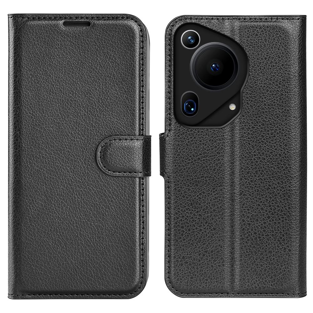 For Huawei Pura 70 Ultra Case Litchi Texture Leather Folio Flip Wallet Phone Cover