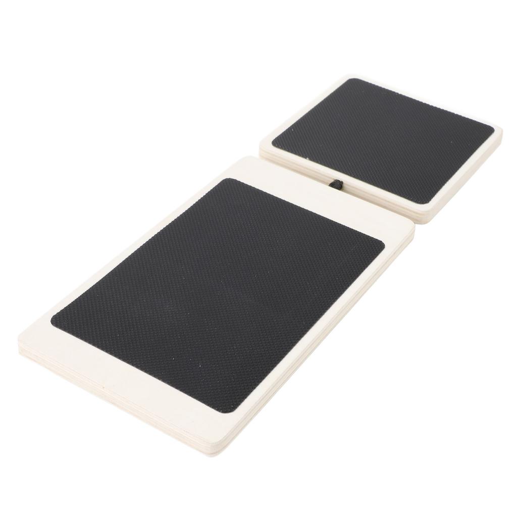 Single Leg Balance Board Foot Strengthener Exerciser Wooden Balance Board for Home Gym