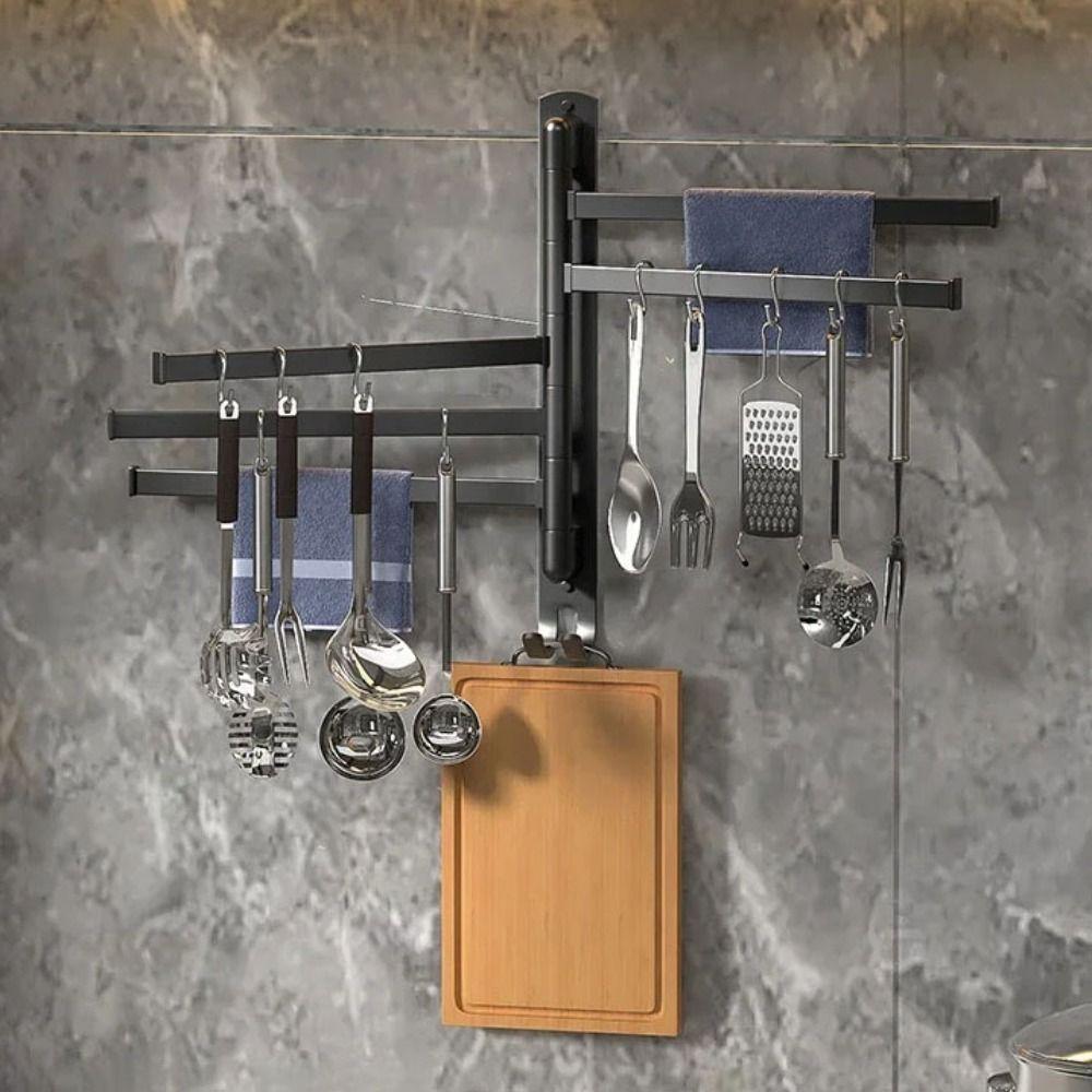 Wall-mounted Bathroom Towel Pole Multi-pole Toilet Towel Rod Shelves Suction Cup Towel Rack Rag