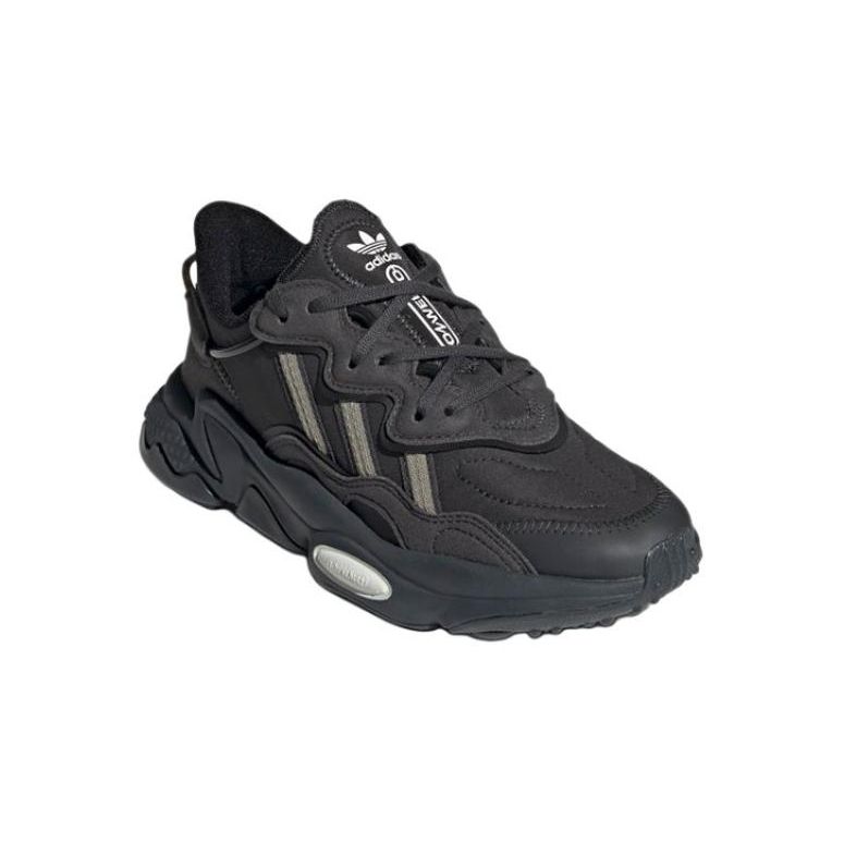 adidas Originals Ozweego Durable Low-Top Sports Casual Shoes Kids Sneakers Black Gray H03126