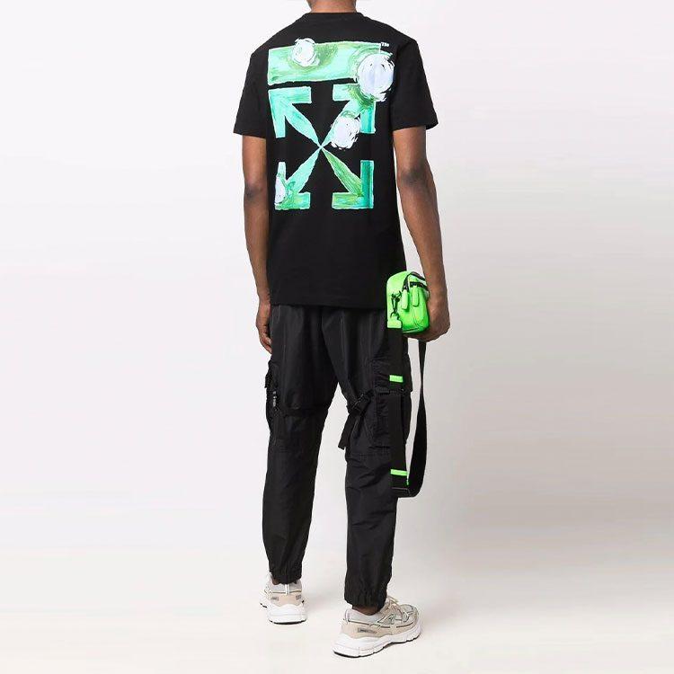 OFF WHITE Tornado Arrow Slim Fit T Shirt OMAA027F21JER0101084