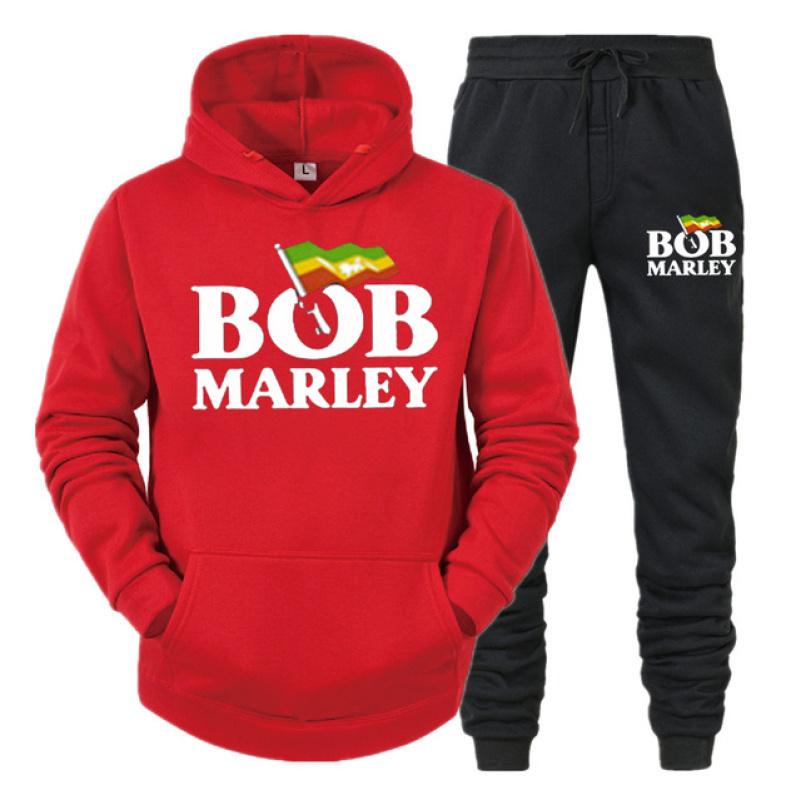 Printed Fashion Men Women Tracksuit Casual Hoodie And Pants 2pcs Sets Oversized Pullover Trend Sweatsuit Men Clothing