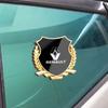 For Renault 2026 New Hub Caps Car Fender Blade Decal Badge 3D Metal Car Body Protective Sticker For Renault Megane 2 3 Clio Scen