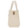Bally Logo Micro Mark Fabric Tote Bag Shopping Bag Shoulder Crossbody Handbag Medium Women Tote Bags Natural 6310434