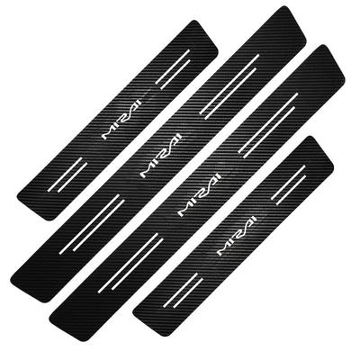 MIRAI Dedicated Side Step Guard, Scuff Plate, Carbon Tone + Gold Plating, Waterproof, Stain