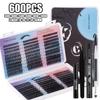600 Clusters Of False Dense D Song Single Cluster False Eyelash Set 8-16Mmdiy Segmented Eyelashes