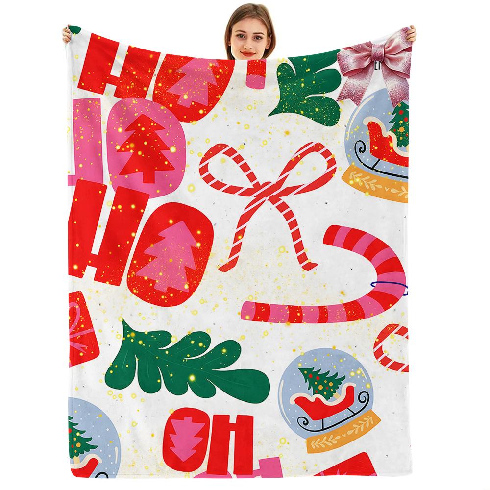 Witchy Frog Mushroom Soft Flannel Blanket Breathable Warm Throw for Office Car Sofa Kids Room Birthday Xmas Gift