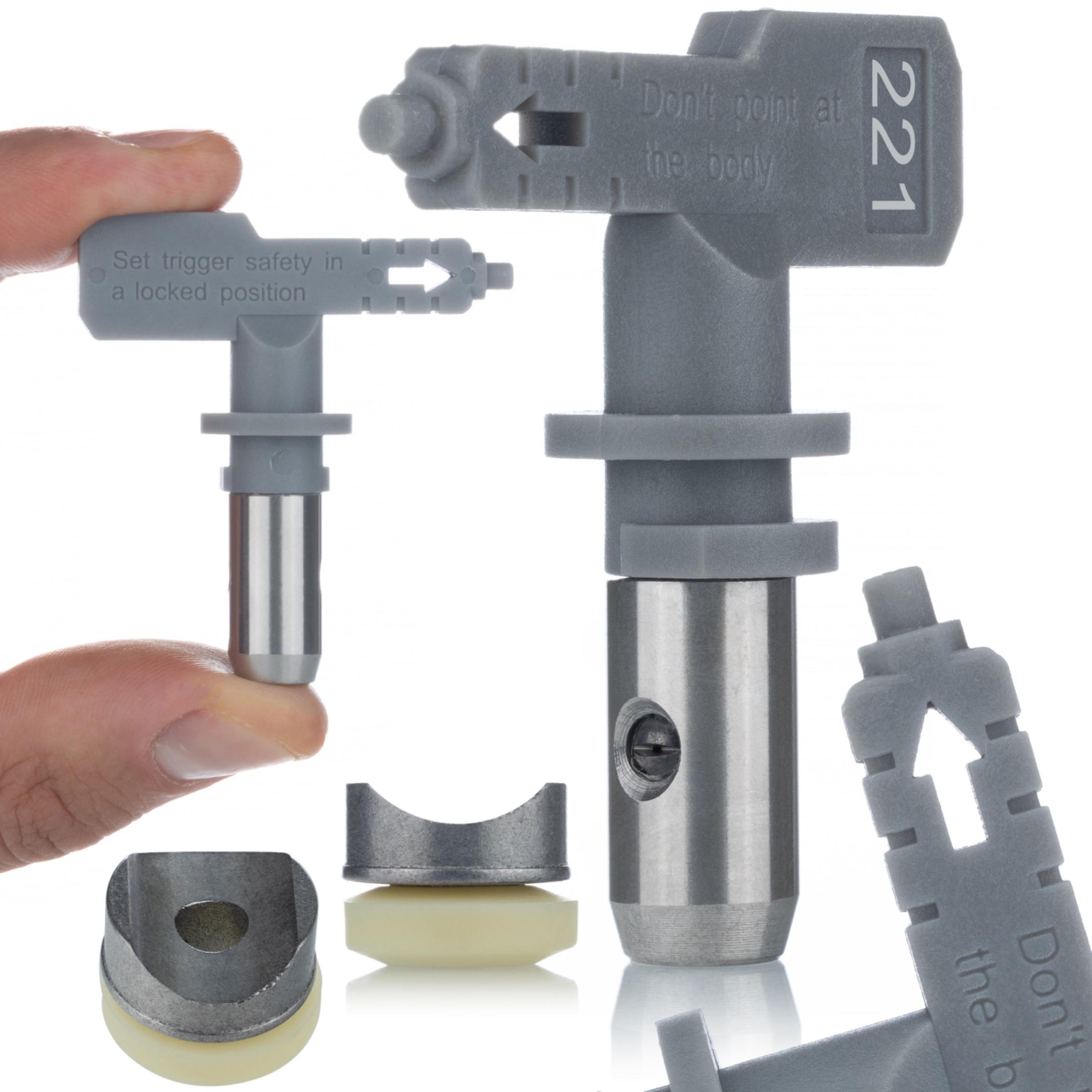 

Rosfix Dysza Malarska Hi-Flow 221 – Szerokość Natrysku 10 cm | Kompatybilna z Agregatami Malarskimi | Zestaw z Uszczelką