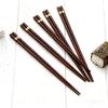 5 Pairs Japanese Wood Chopstick Nonslip Design Sushi Chopsticks Reusable Chinese Korean Cuisine Chopsticks for Restaurant Home