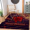 Manchester Customizable Name Area Rug Perfect for Balcony Game Room Entryway Kitchen Antislip Carpet Office home decor