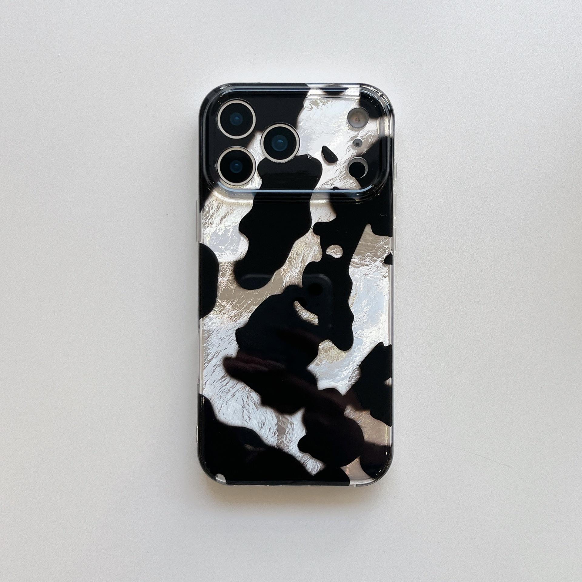 Double-Layer Transparent Leopard Print Phone Case for Apple - 5 Styles IMD
