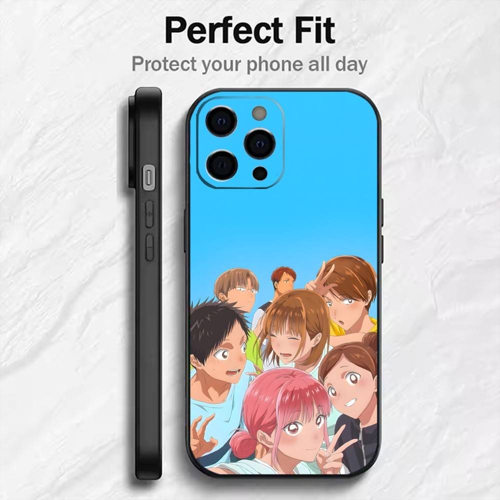 

BB-Box Чехол для телефона пара T-Taiki X Chinatsu Для iPhone 17, 16, 15, 14, 13, 12 Plus, Max Мягкий силиконовый черный чехол iPhone13PROMAX