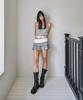 Poyeong 00 Can Can Skirts Gray Melange