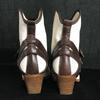 SEE BY CHLOE Leather Short Boots White 36 / 22.5-23.5 Engineer Western(USED)