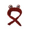 Wintermütze im koreanischen Stil, Frosch-Häkelmütze, gestrickte Mützen, Hüte für Frauen, Geschenk, Baby, Anime-Hut, Fotografie-Requisite, Party