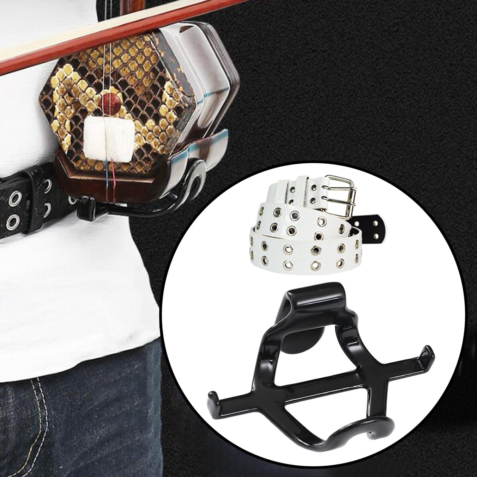 

Walking Belt Musical Hook Erhu Violin Waist Accessories Performance Holder Erhu Waist Support for Walking Standing Music Lover білий