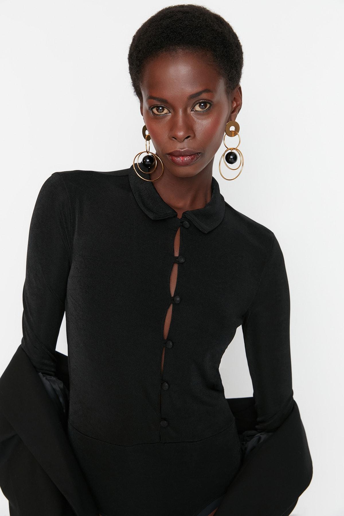 

Боди - Черный - Slim fit