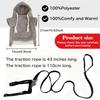 Ferret Hoodie Warm Soft Hamster Outfits With Harness Small Animal Ferret Sweater For Bunny Squirrels Chinchilla Chihuahua Pet