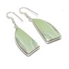 Natural Swiss Green Opal Gemstone 925 Sterling Silver Jewelry Earring 2.05" AE-12333