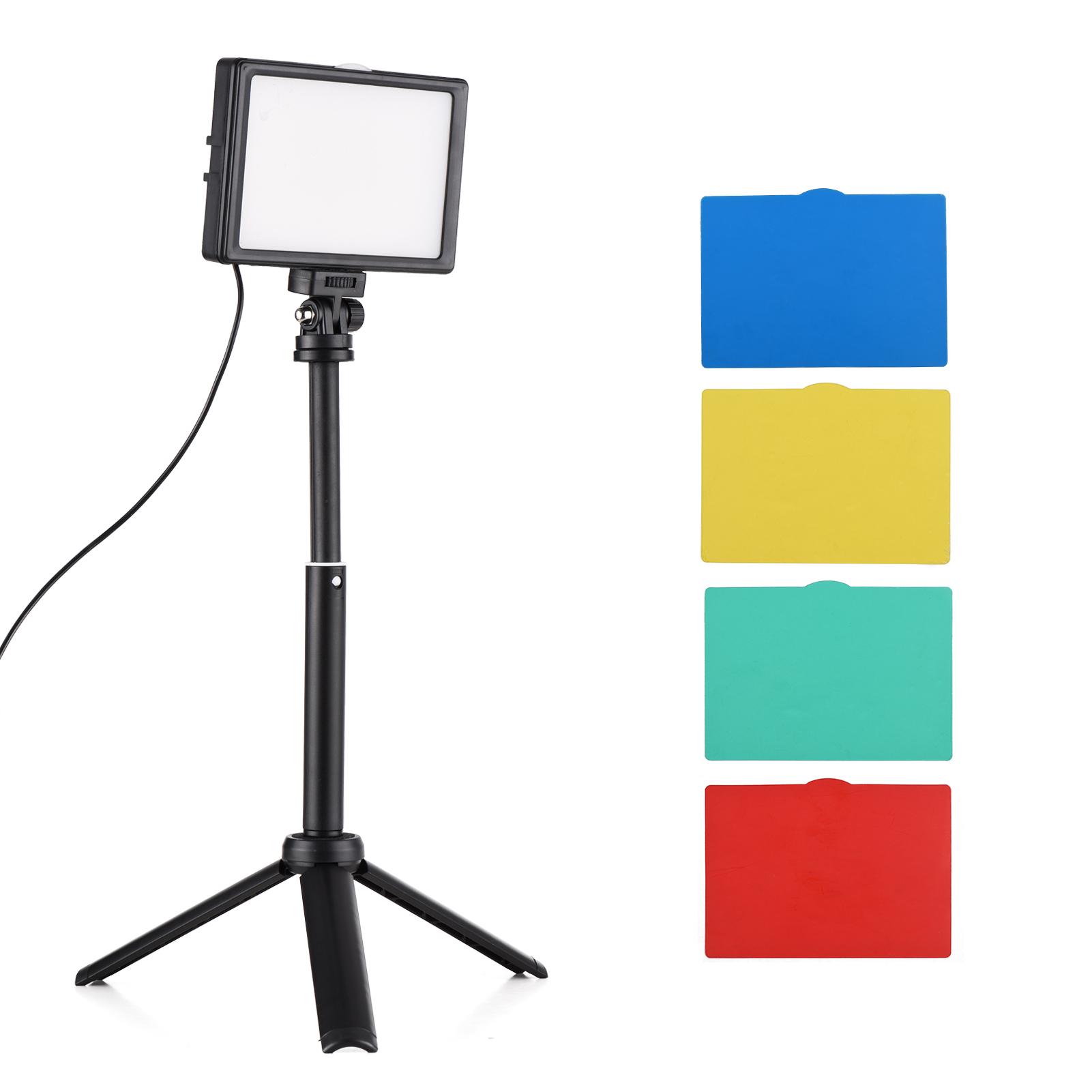 

3 упаковки, 15 Вт, набор светодиодных видеоламп, заполняющая лампа для настольной фотографии, двухцветная, с регулируемой температурой