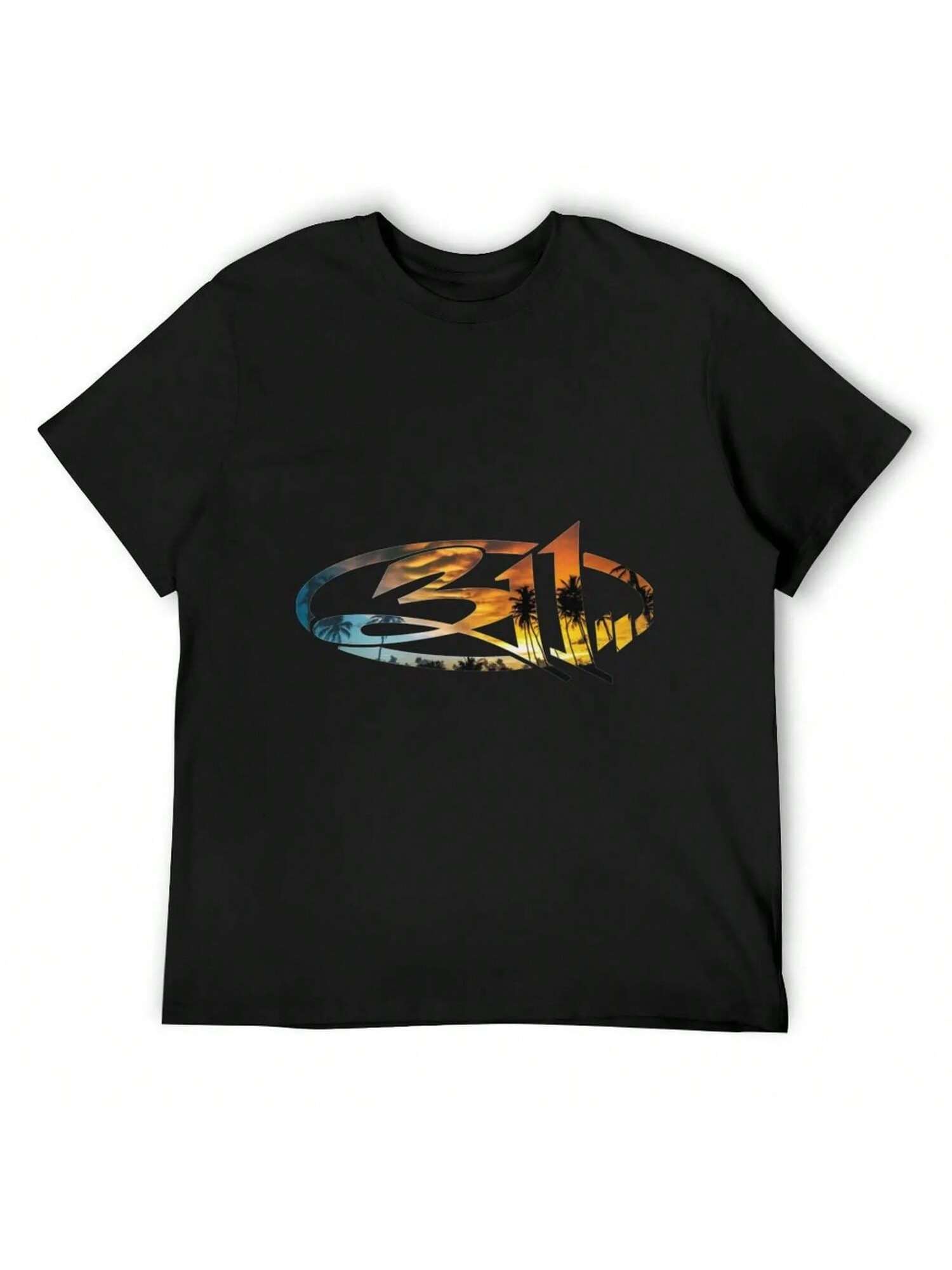 

311 _ Beach _ Sunset Style T-Shirt Anime Quick-Drying Shirts Graphic Tee Men XXXXXL